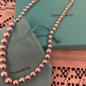Tiffany and Co Graduated Bead Necklace